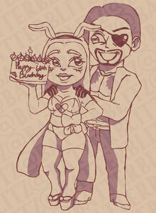 Self x Majima ✦ Self x Canon ✦ Sketch