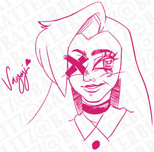 Vaggi ✦ Hazbin Hotel ✦ Lineart