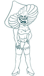 Mushroom Hoe ✦ FNF OC ✦ Sketch